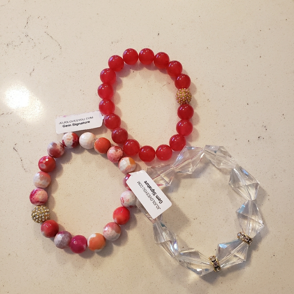 Jojo Loves You bead bracelets